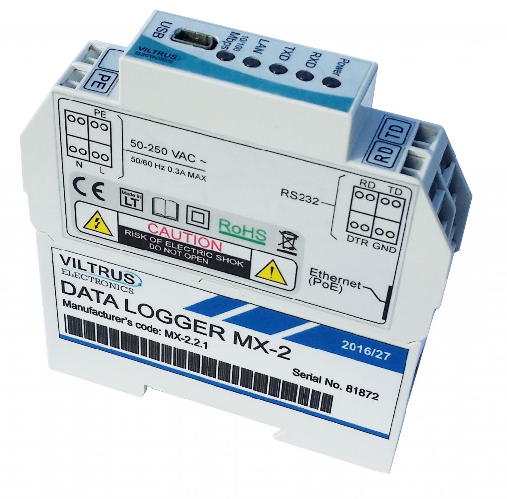 MX2 data logger VIltrus 2
